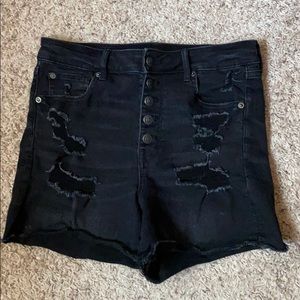 American Eagle Super Hi-Rise Shortie Shorts